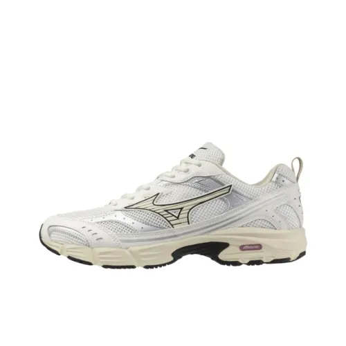 Mizuno Slip Resistant Abrasion Resistant Низкий Топ Повседневные Беговые кроссовки Мужские Серебряный Бежевый