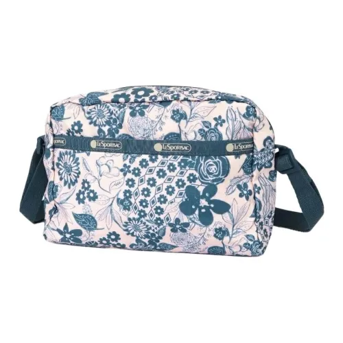 LeSportsac Полиэстер Сумка через плечо Мини Женская Розовая и Синяя