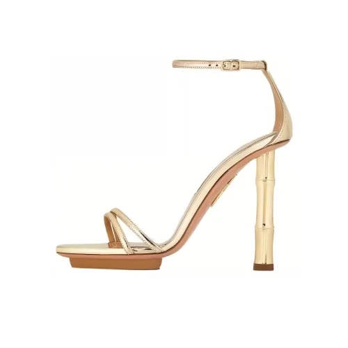 AQUAZZURA One Ремень Сандалии 11,5 см Женские Золотые