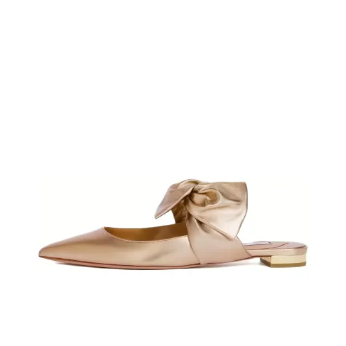 AQUAZZURA Повседневная обувь Женская Золотая