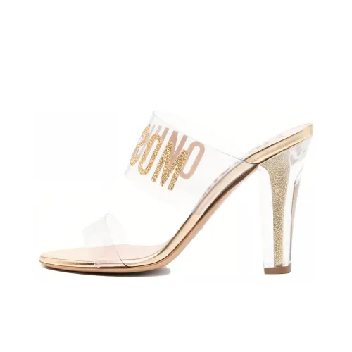 MOSCHINO Слипоны Женские Золотые