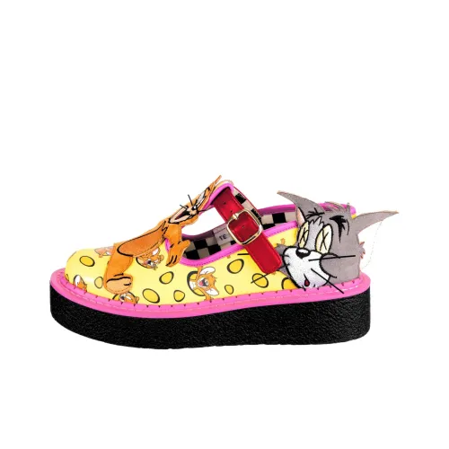 IRREGULAR CHOICE Tasty Сыры Платформа Туфли Мэри Джейн Женские Желтый