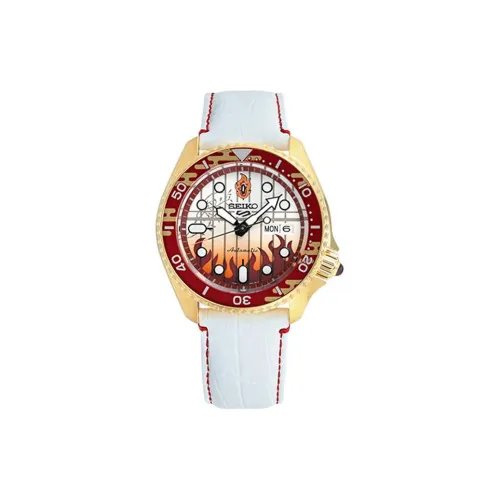 SEIKO Автоматический Механический Movement Серия UNISEX 5 Часы 42,5mm*13,4mm Белый