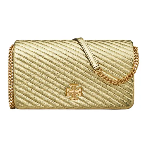 TORY BURCH Kira (Красный) Металлик Кожа Через плечо Одно плечо Кошелек Мини Женский Золотой