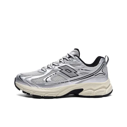 LOTTO Шокабассорс Слип-резистентные Аbrasion-резистентные Низкий Топ Толстоподошвенные кроссовки Мужские