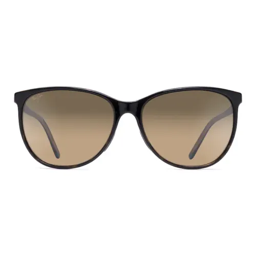 Maui Jim Нейлон Нерегулярная форма Солнцезащитные очки Женские Черный