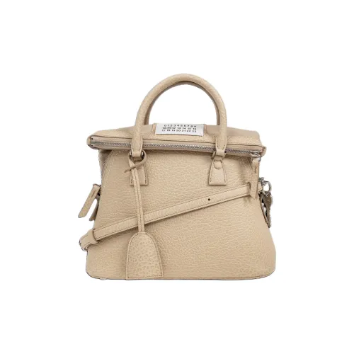 Maison Margiela 5AC Сумка через плечо из кожи мини-сумка для женщин бежевого цвета