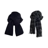 Чисто черный + черно-белая клетка тон