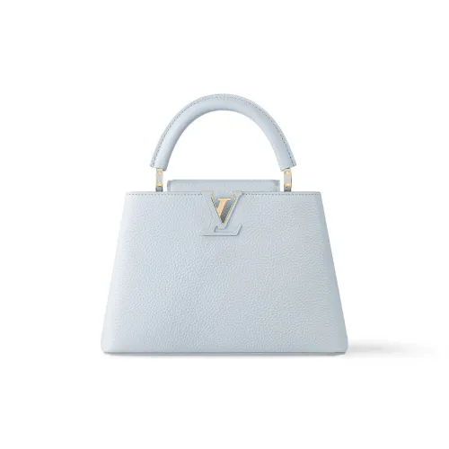 LOUIS VUITTON Capucines Taurillon Коровья кожа Kapusin Через плечо Тоут Сумка Over Одно плечо Маленький Женские Синий