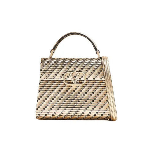 Valentino Garavani Кожа Сумка через плечо Сумка Женская Золотая