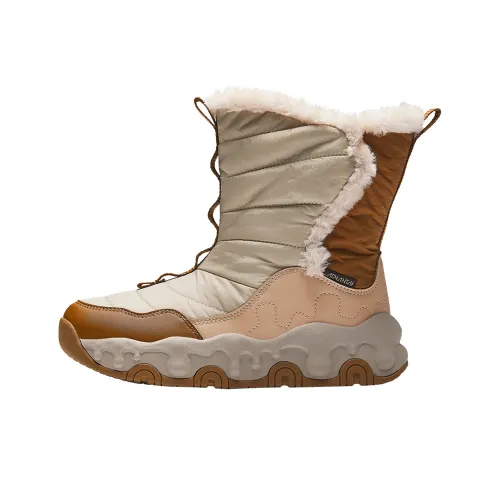 Antakids Детские утепленные сапоги High Top Второй Серый/Овсяной Кремовый Коричневый/Целая Пшеница Коричневый Школьный возраст