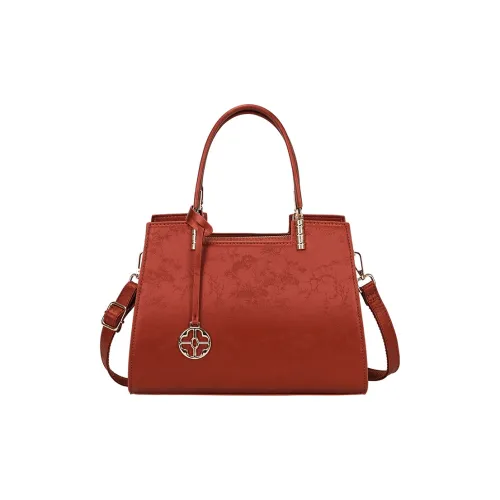 PAYOT Микрофибра Синтетическая Кожа Сумка для свадьбы Сумка через плечо Сумка повседневная Женская Кирпично-красный