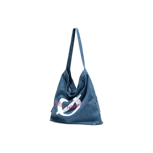 JELLYTOYBOY Ткань Сумка через плечо Сумка через плечо Стандартная Унисекс Джинсовый синий