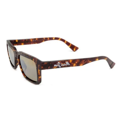 Maui Jim Ацетат Квадратные Солнцезащитные Очки Женские Черепаховый