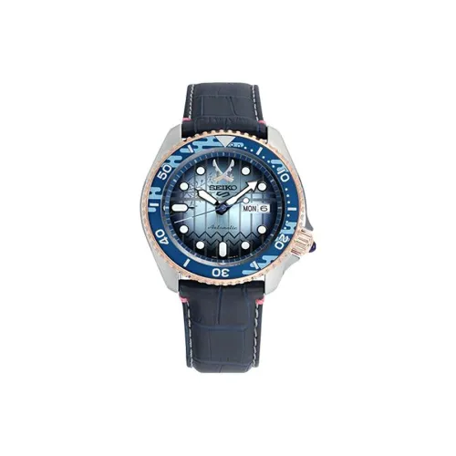 SEIKO Автоматический Механический Movement Унисекс Часы 42,5mm*13,4mm Синий
