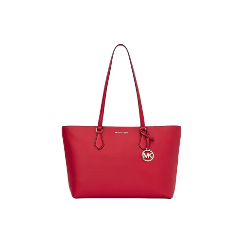 MICHAEL KORS Покрытый холст Одно плечо Сумка Большая Женская Ярко-красная