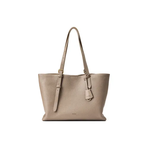 HONGU Сумка из натуральной коровьей кожи сумка через плечо тоут большая женская слоновая серо коричневая