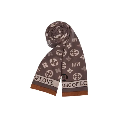 MITHAOL KUSC Полиэстер Шерпа Смесь Вязаные Шарфы Женские