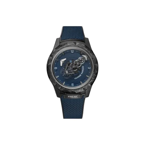 ULYSSE NARDIN Автоматический Механический Механизм Мужские Часы 44 мм Синий