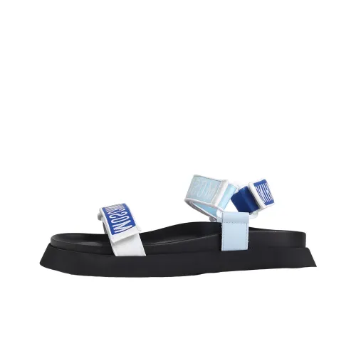 MOSCHINO One Ремешок Сандалии Мужские Синий Черный