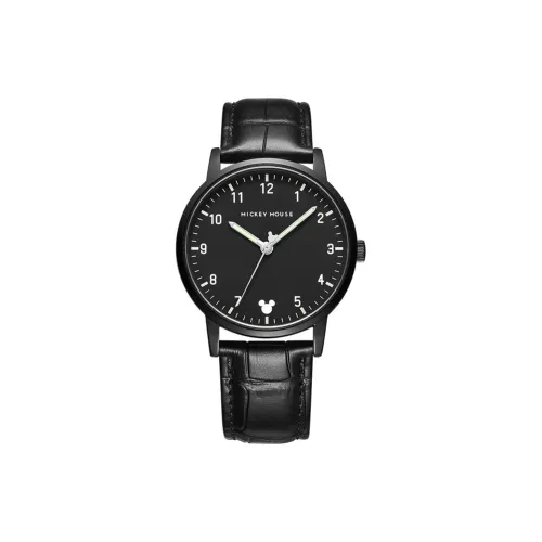 Disney Кварцевый механизм Часы Мужские Черный циферблат