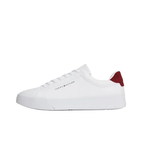 Tommy Hilfiger TRAINERS Скейтборд Кроссовки Низкие Белые и Красные Мужские