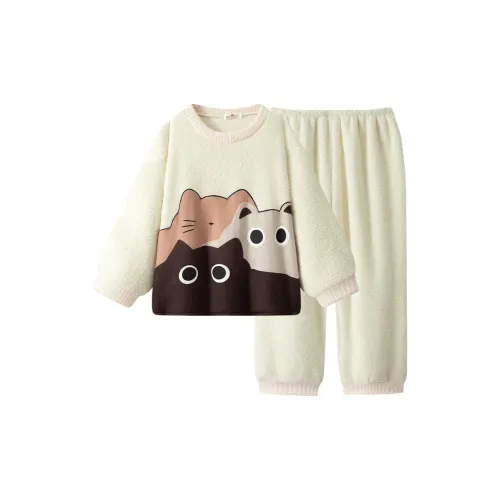 LEZIYUN Пижамный комплект женский цвет экрю