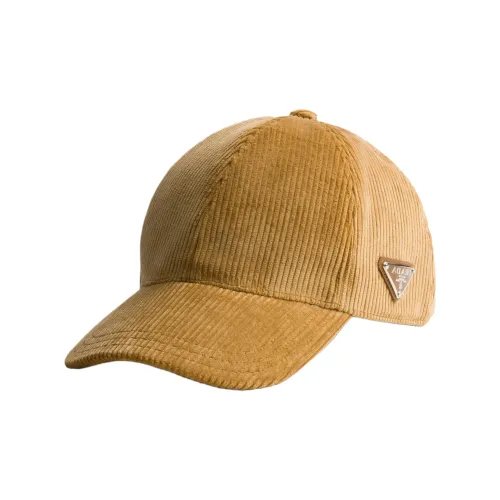 PRADA Хлопок Кепки Мужские Горчично-желтые