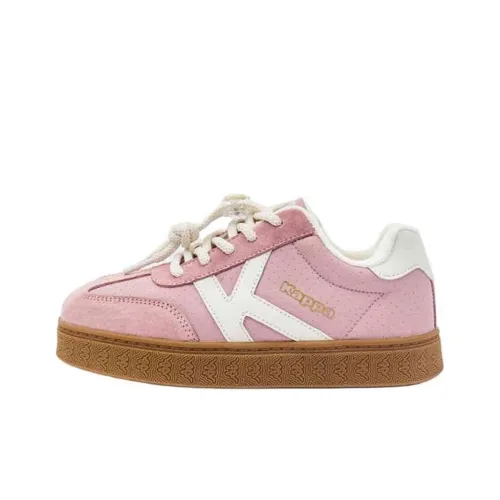 KAPPA KIDS Амортизация Износостойкий Низкий Топ Детские Скейтбординги Светло-розовый