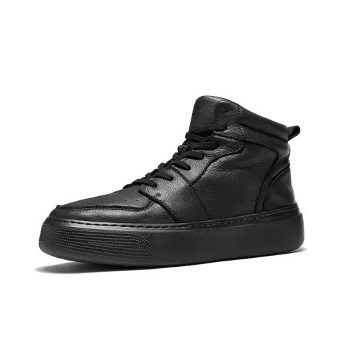 Hautton Jeans Мужские повседневные туфли High Top Мужские