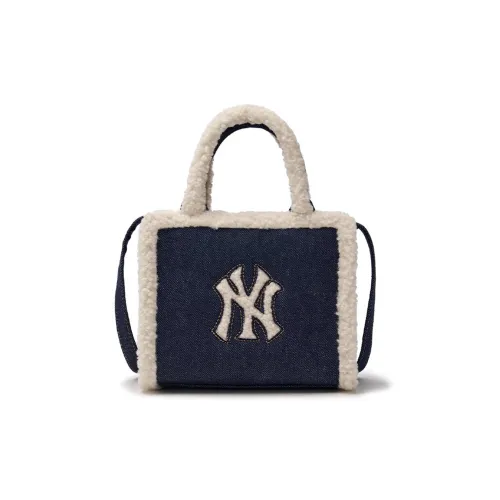 Mlb Base Logo Сумка-тоут Сумка через плечо Сумка для покупок Сумка обычная унисекс Темно-морской синий