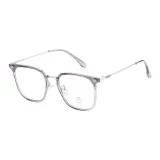Прозрачно-серый, серебряная оправа, защита от синего света, линзы