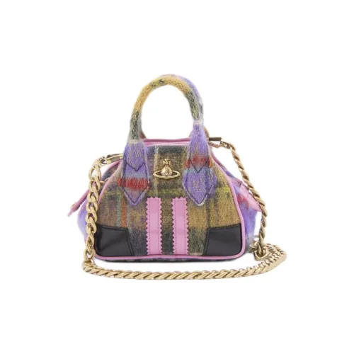 Vivienne Westwood Mohair Crossbody One Shoulder Bag Mini Women's Multicolor Вивьен Вествуд Мохер Через плечо Одно плечо Сумка Мини Женская Многоцветная