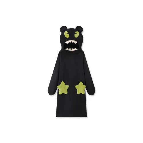 WANANNI Банные халаты Женские Черный