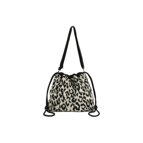 Everthames Флисовая ткань Сумка через плечо Большая Женская Черная