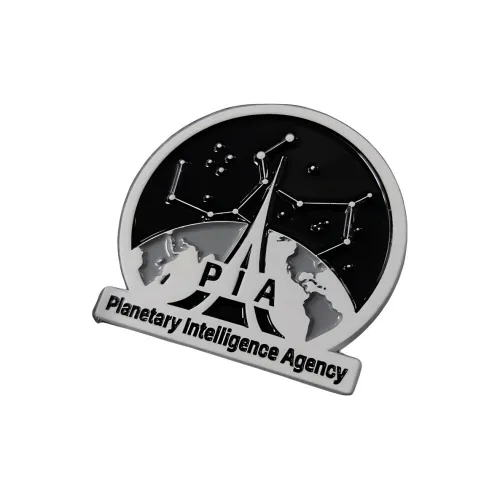 THREE Центральная часть Planetary Defense Council Strategic Intelligence Bureau Значки