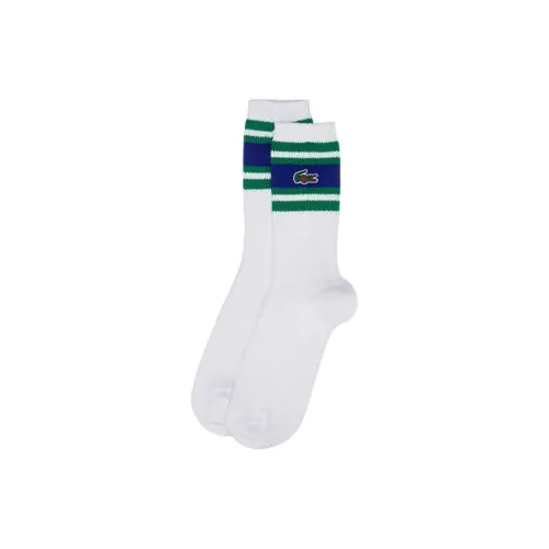 LACOSTE 1 шт Белый Унисекс MID Носки до икры