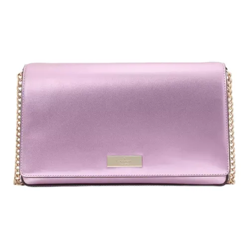 Kate Spade Лакированная кожа Ткань Сумка через плечо Маленькая Женская Кварц Розовый