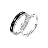 Сверкающая галактика парные кольца (1 пара)