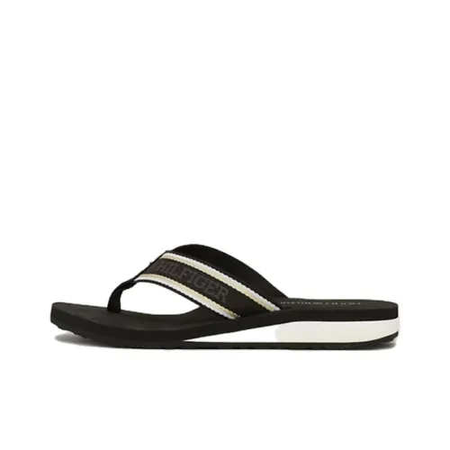 Tommy Hilfiger EVA Устойчивые к истиранию Шлепанцы Женские Черные