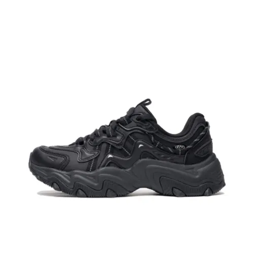 LINING Cat's Claw Lite 2 Кэжуал Низкий Топ Черный Женский