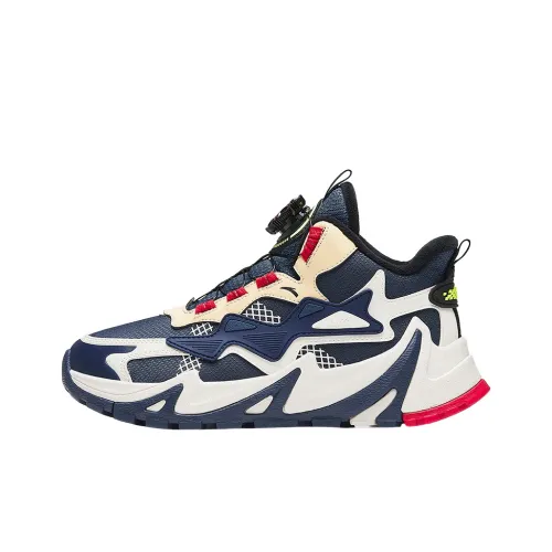 Antakids Детские беговые кроссовки Low Топ Abyss Синий/Небесно-голубой/Слоновая кость Школьный возраст