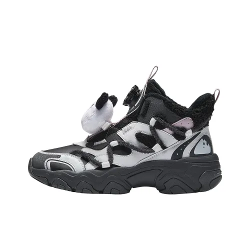 Antakids Детская Повседневная Обувь MID Топ Черный/Песочный Серый Школьный Возраст