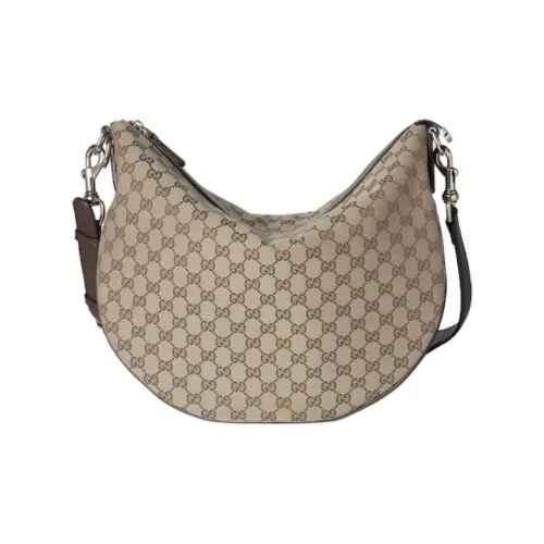 GUCCI Canvas Сумка через плечо Сумка на плечо Средняя Женская Бежевая