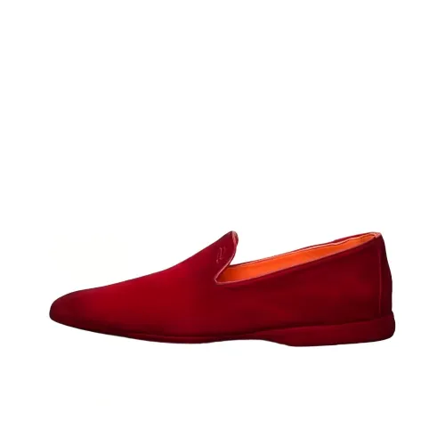 Santoni Мужские повседневные туфли Low Top Бордовый Мужской