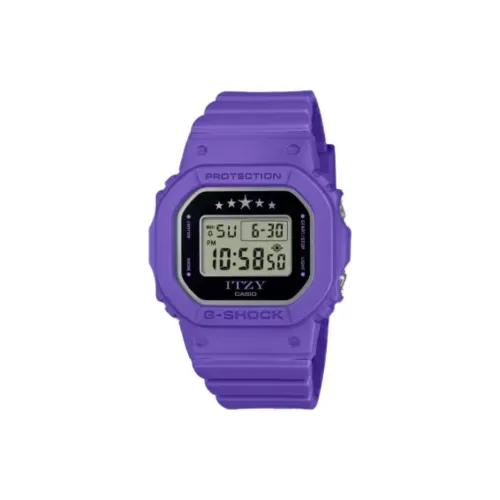 CASIO Кварцевый механизм Смольный ремешок Женские часы Серый циферблат