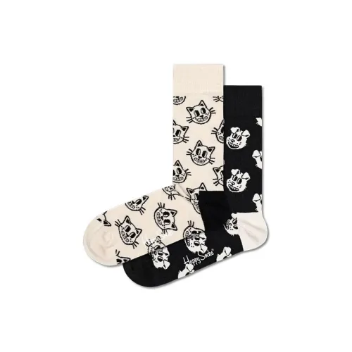 Happy Socks Милый и очаровательный ПЭТ Коробка 2 пачки Женские носки Gift Boxes