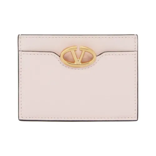 Valentino Телячья кожа Держатель для карт Женские Розовый кварц