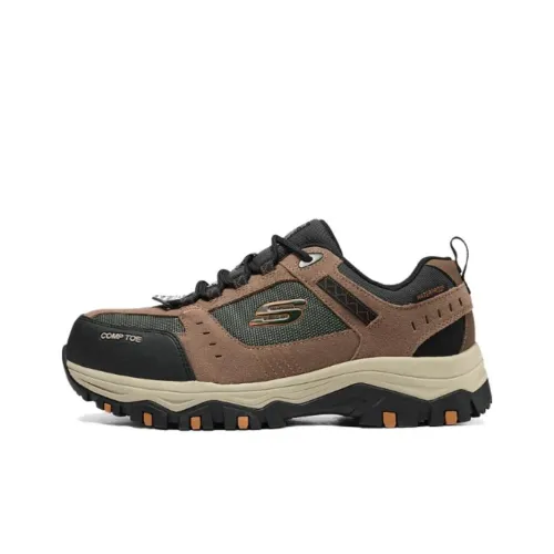 SKECHERS WORK Повседневный Низкий Топ Коричневый Черный Мужской
