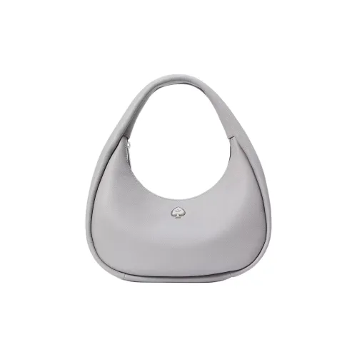 Kate Spade Кожа Полумесяц Сумка Сумка через плечо Женская Горный Серый